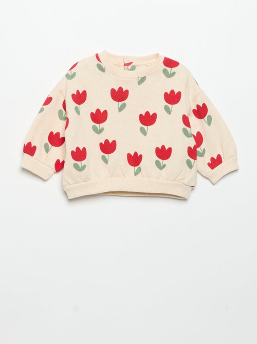 Lot de 2 sweat-shirts imprimés - Kiabi