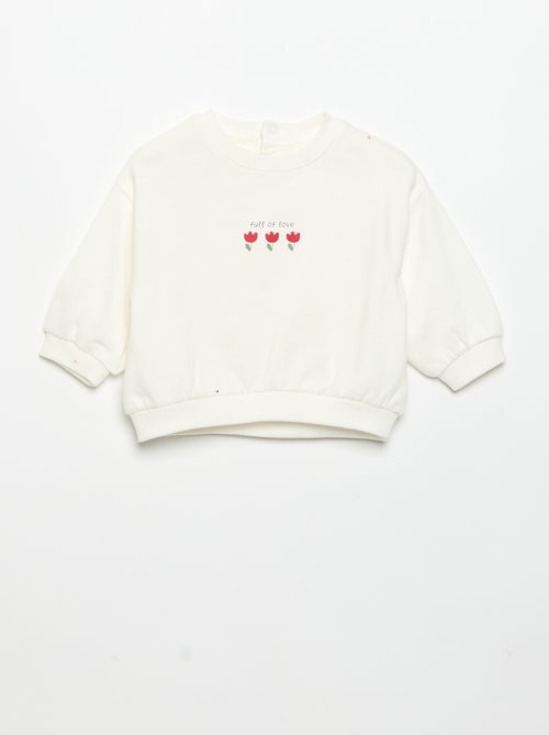 Lot de 2 sweat-shirts imprimés - Kiabi