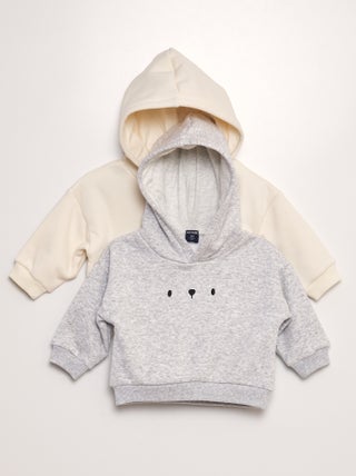 Lot de 2 sweats à capuche - 2 pièces