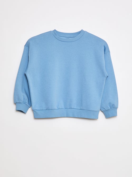 Lot de 2 sweats à col rond en molleton gratté - Kiabi