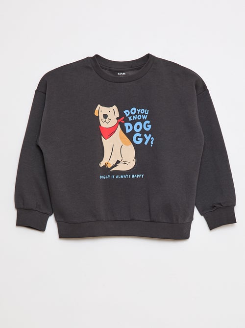 Lot de 2 sweats à col rond en molleton gratté - Kiabi