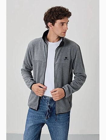 Lot de 2 sweats en maille peluche à fermeture éclair tommy