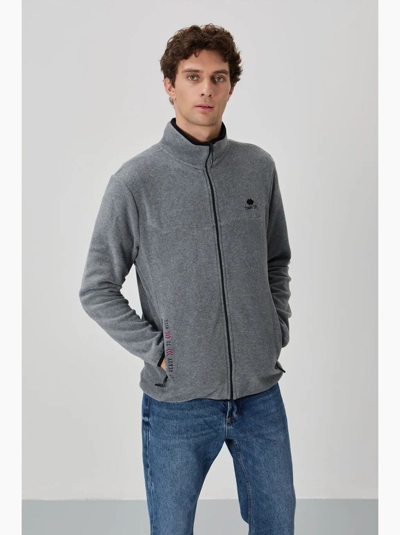 Lot de 2 sweats en maille peluche à fermeture éclair tommy Gris - Kiabi