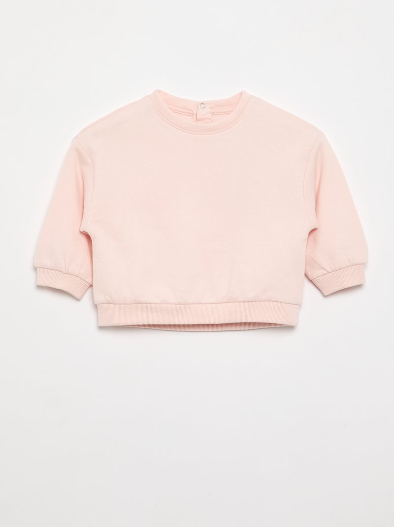 Lot de 2 sweats en molleton Rose - Kiabi