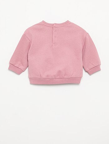 Lot de 2 sweats en molleton