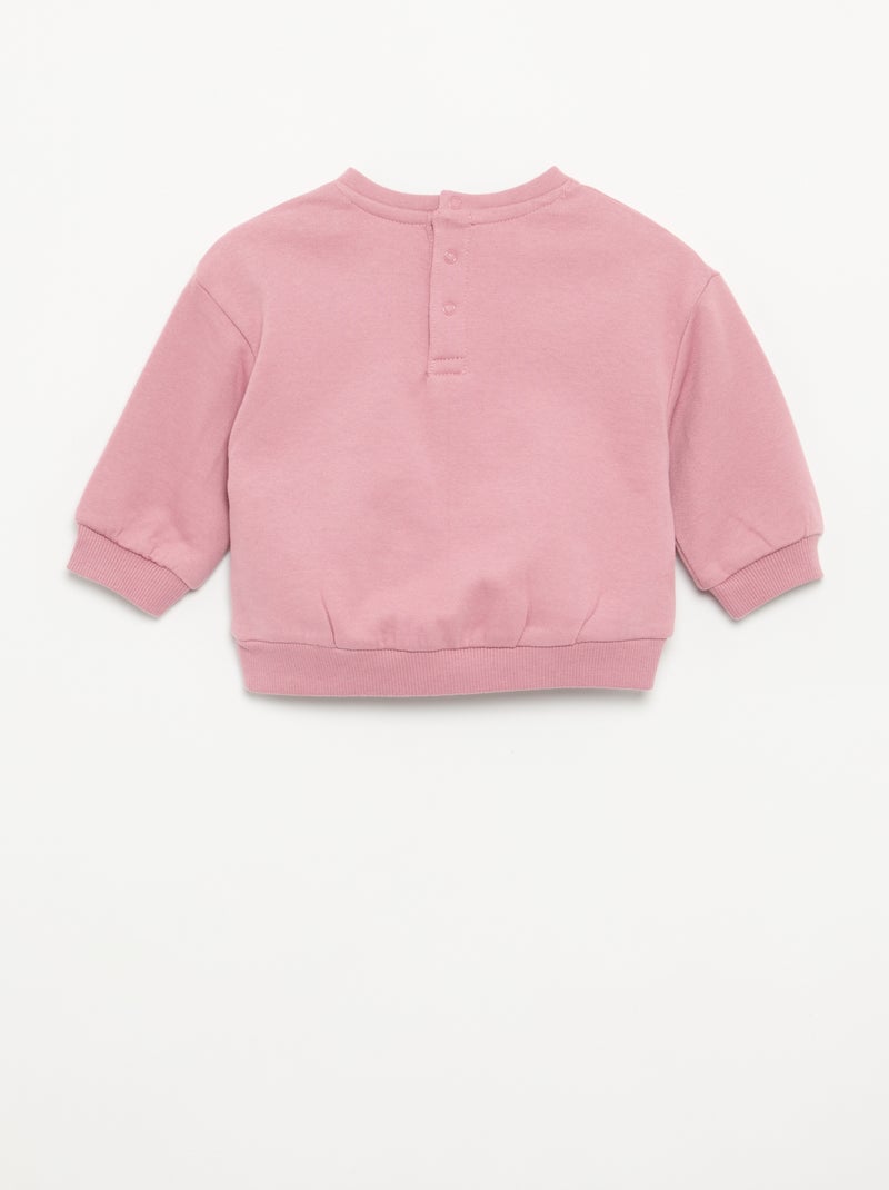 Lot de 2 sweats en molleton Violet - Kiabi
