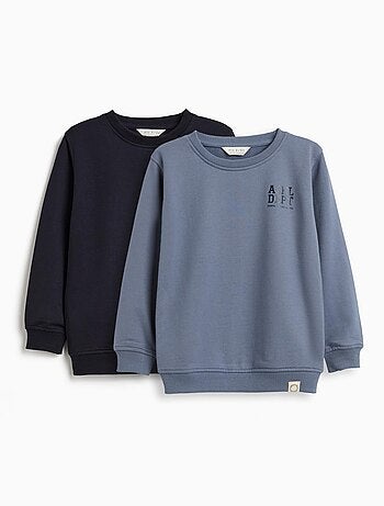 Lot de 2 sweats en peluche, MO Fashion