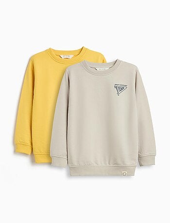 Lot de 2 sweats en peluche, MO Fashion