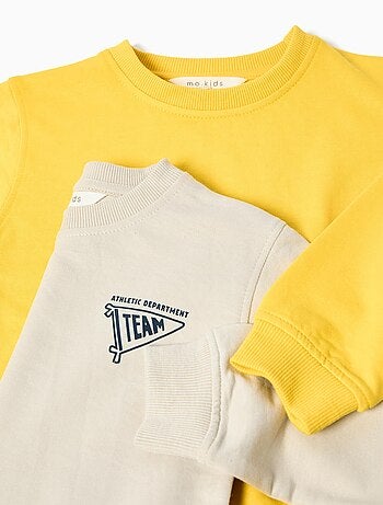 Lot de 2 sweats en peluche, MO Fashion