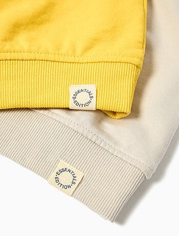 Lot de 2 sweats en peluche, MO Fashion