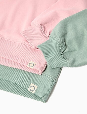 Lot de 2 sweats en peluche, MO Fashion