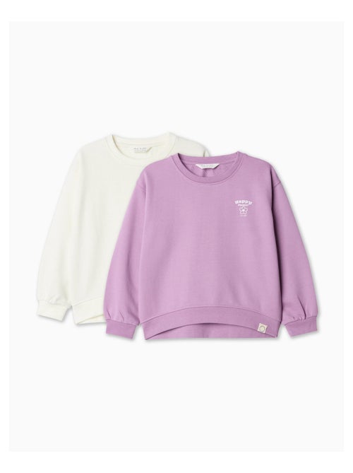 Lot de 2 sweats en peluche MO Fashion - Kiabi
