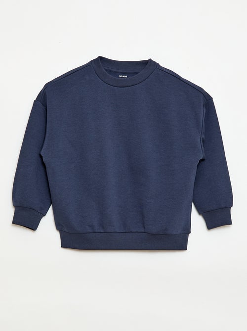 Lot de 2 sweats french terry en coton - Kiabi