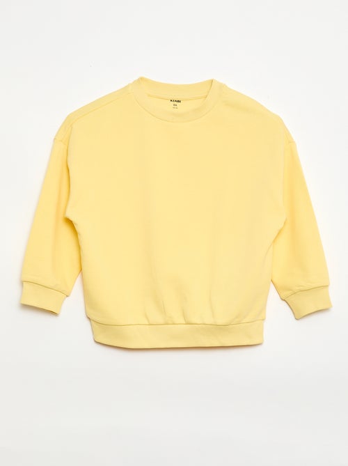 Lot de 2 sweats french terry en coton - Kiabi