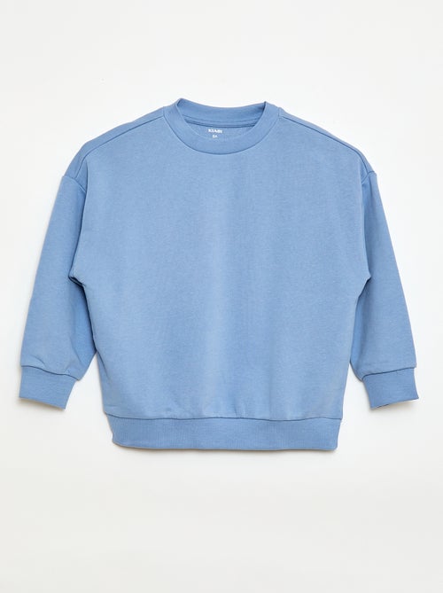 Lot de 2 sweats french terry en coton - Kiabi