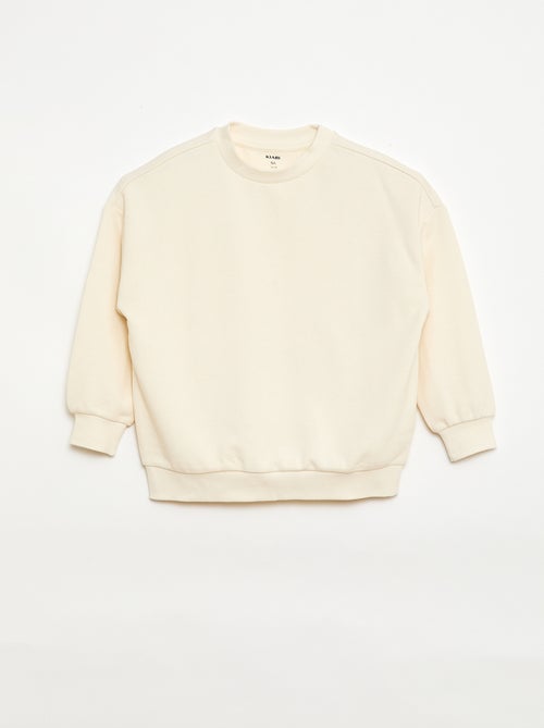 Lot de 2 sweats french terry en coton - Kiabi