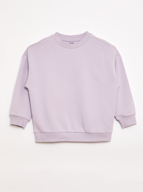 Lot de 2 sweats french terry en coton - Kiabi