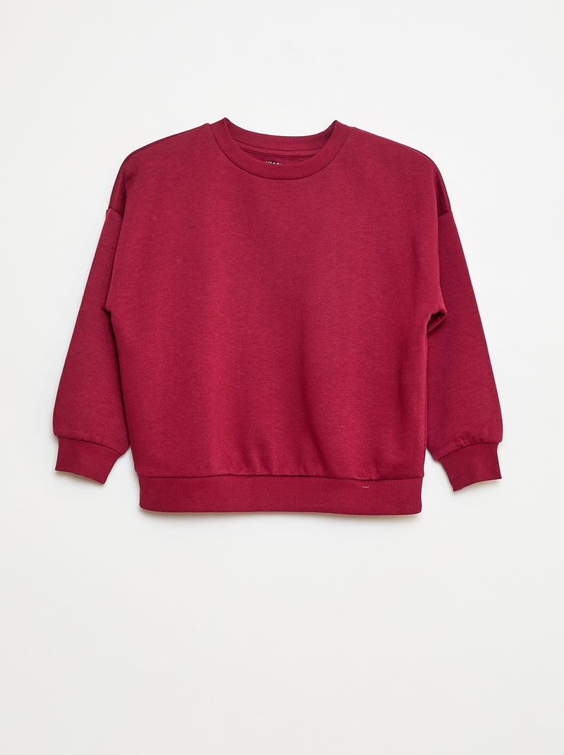 Lot de 2 sweats imprimés en coton Rose - Kiabi