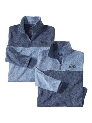 Lot de 2 Sweats Molleton Atlas®  - ATLAS FOR MEN
