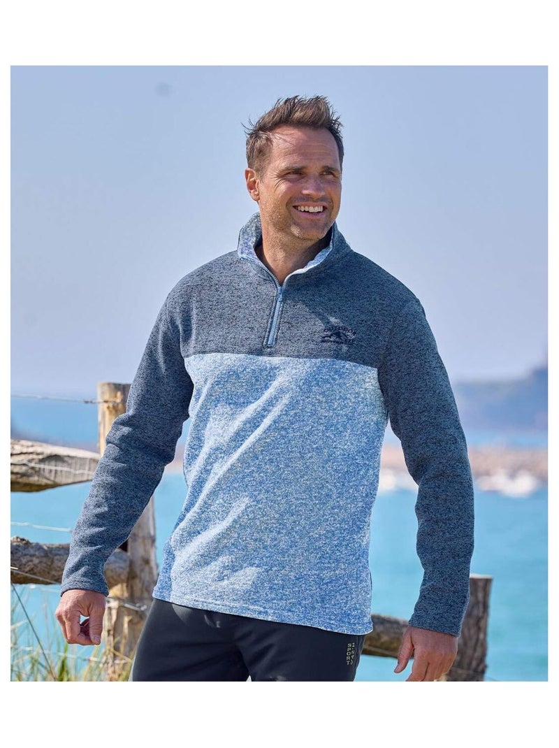 Lot de 2 Sweats Molleton Atlas®  - ATLAS FOR MEN Bleu - Kiabi