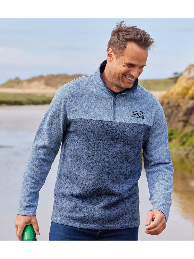Lot de 2 Sweats Molleton Atlas®  - ATLAS FOR MEN Bleu - Kiabi