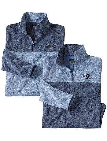 Lot de 2 sweats molleton atlas® - atlas for men