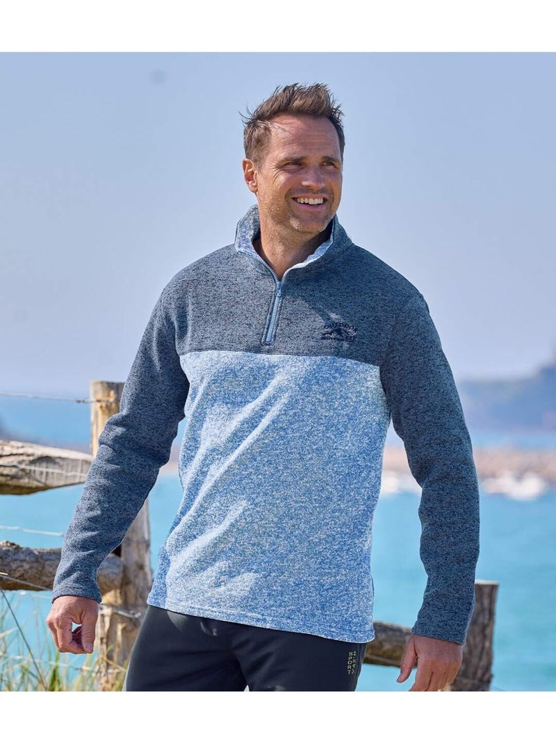 Lot de 2 sweats molleton atlas®  - atlas for men Bleu - Kiabi