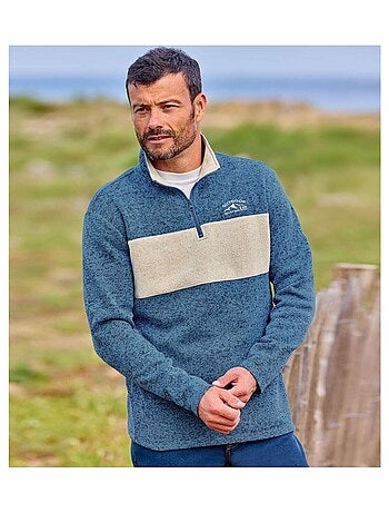 Lot de 2 Sweats Molleton Bicolores - ATLAS FOR MEN