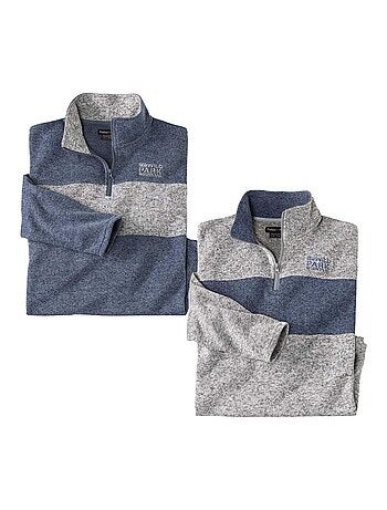 Lot de 2 Sweats Molleton Outdoor - ATLAS FOR MEN
