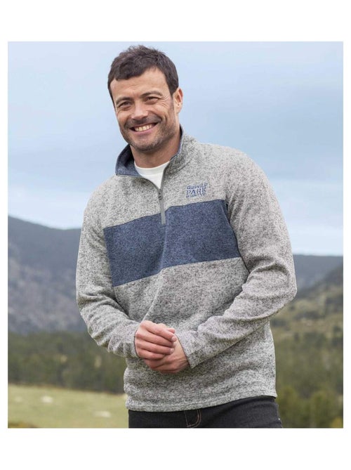Lot de 2 Sweats Molleton Outdoor   - ATLAS FOR MEN - Kiabi