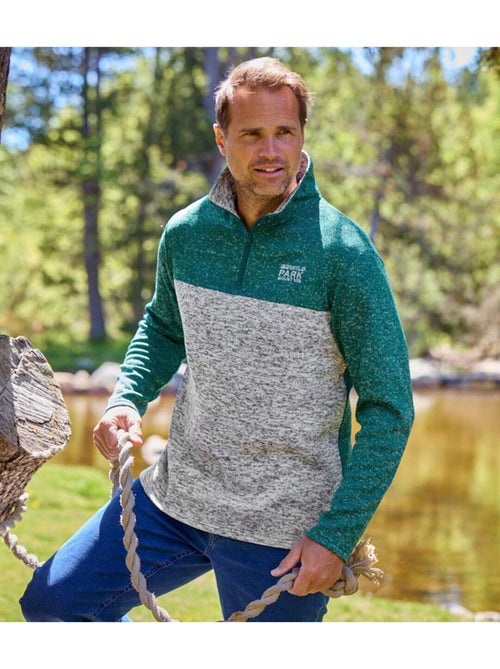 Lot de 2 sweats molleton wild park - atlas for men - Kiabi Lot de 2 sweats molleton wild park - atlas for men - Kiabi
