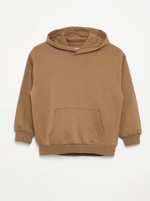 Lot de 2 sweats unis à capuche - Kiabi