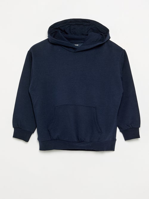 Lot de 2 sweats unis à capuche - Kiabi