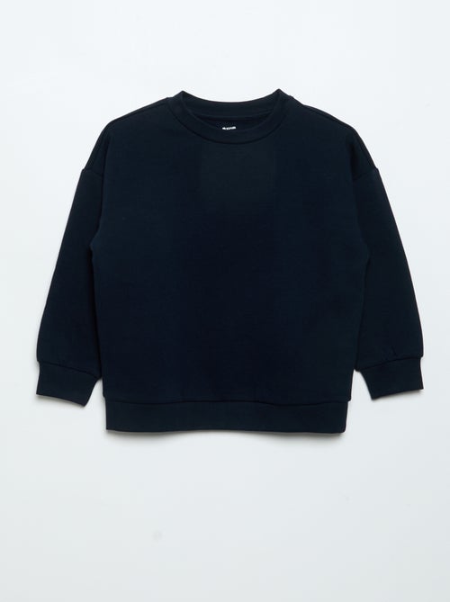 Lot de 2 sweats unis - Kiabi