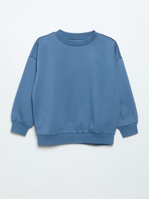 Lot de 2 sweats unis - Kiabi