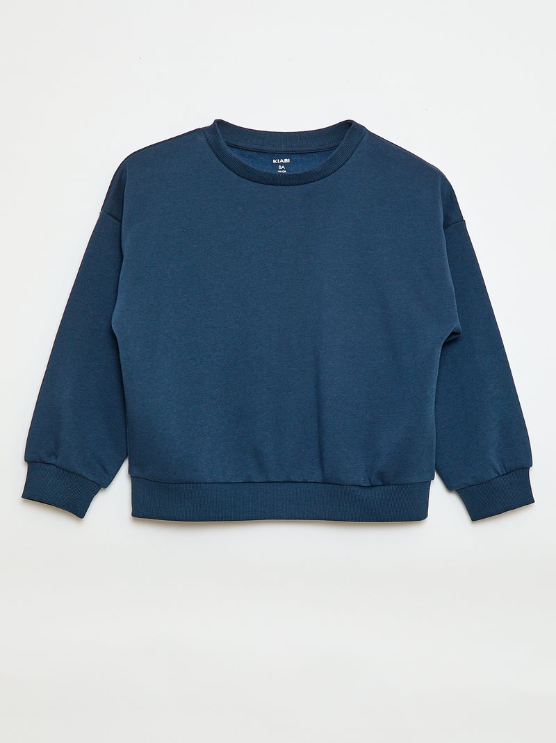 Lot de 2 sweats unis en molleton Beige - Kiabi