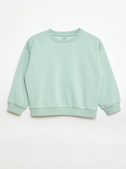 Lot de 2 sweats unis en molleton - Kiabi Lot de 2 sweats unis en molleton - Kiabi