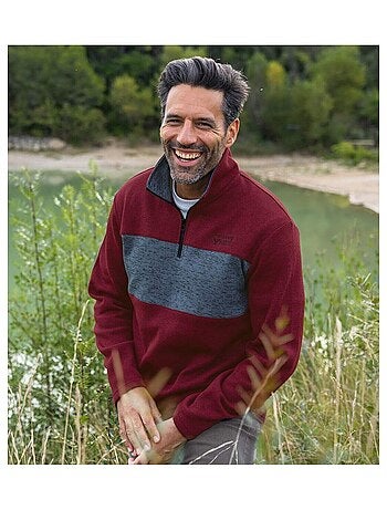 Lot de 2 Sweats Zippés en Molleton Chiné - ATLAS FOR MEN