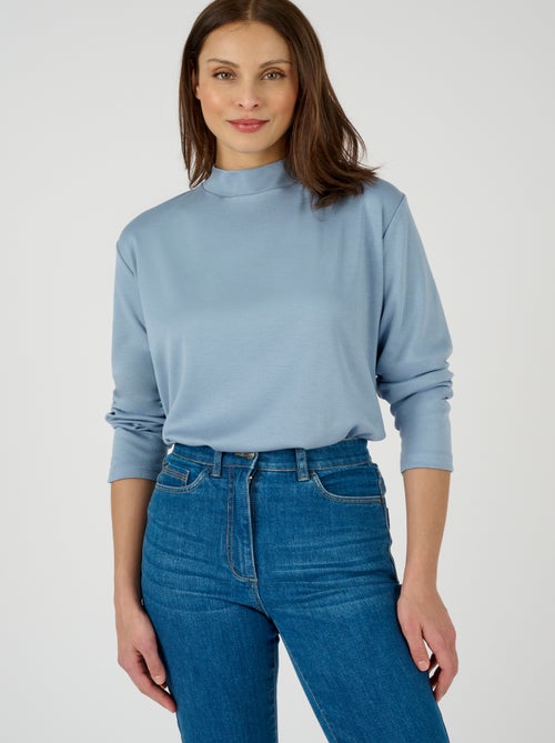 Lot de 2 t-shirt col montant - Damart - Kiabi