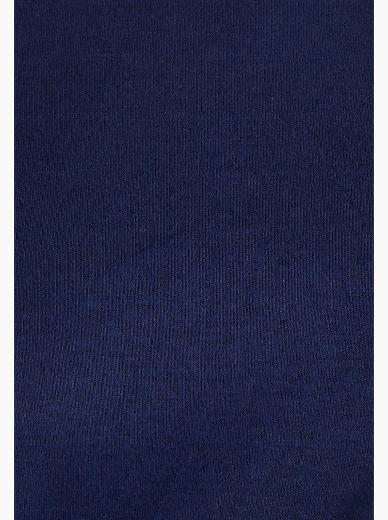 Lot de 2 t-shirt col montant - Damart Bleu - Kiabi