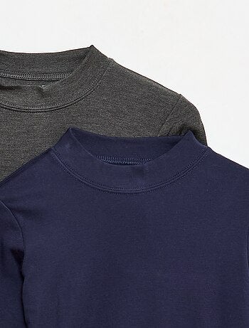 Lot de 2 t-shirt col roulé