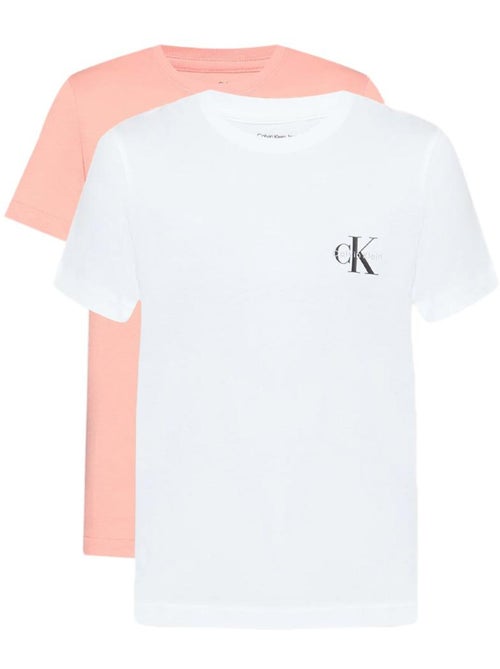 Lot de 2 T-Shirt Femme Calvin Klein Jeans - Kiabi
