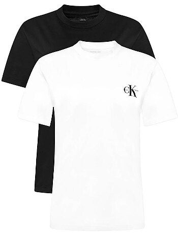 Lot de 2 T-Shirt Femme Calvin Klein Jeans Mono logo