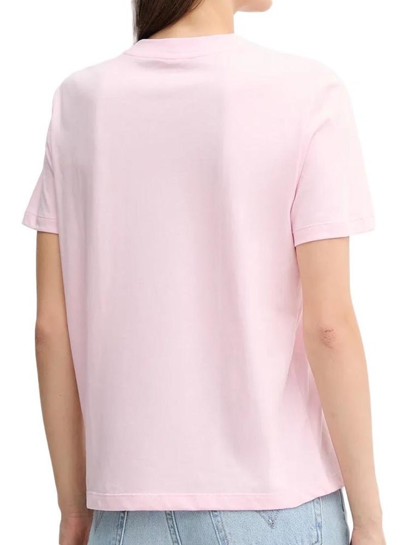 Lot de 2 T-Shirt Femme Calvin Klein Jeans Rose - Kiabi