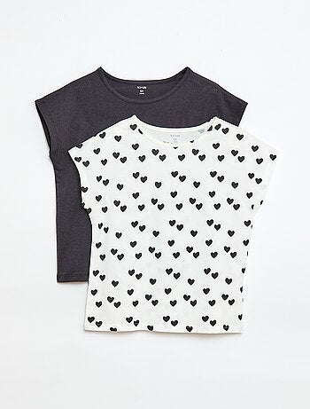 Lot de 2 t-shirts à manches courtes - 2 pièces