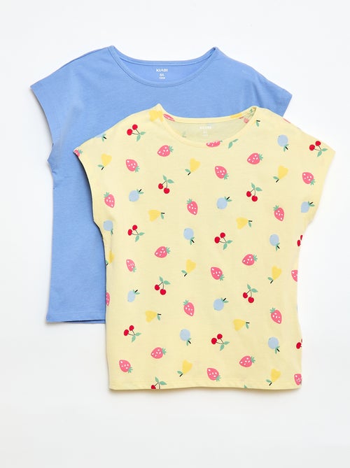 Lot de 2 t-shirts à manches courtes - 2 pièces - Kiabi