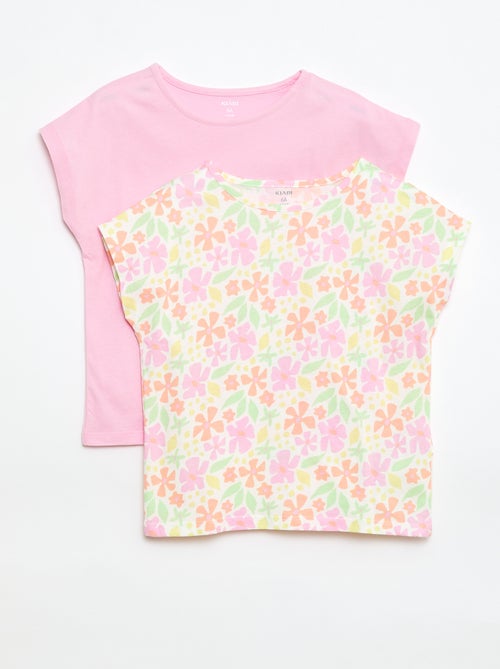 Lot de 2 t-shirts à manches courtes - 2 pièces - Kiabi