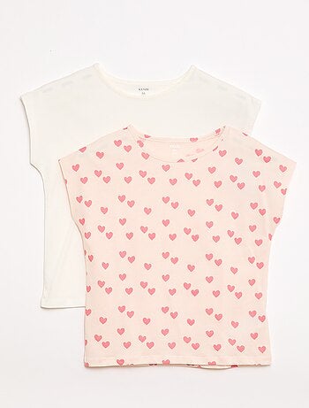 Lot de 2 t-shirts à manches courtes - 2 pièces