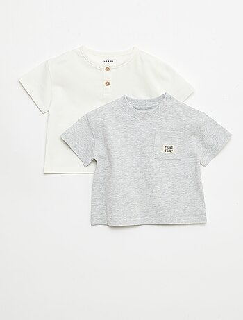 Lot de 2 T-shirts à manches courtes