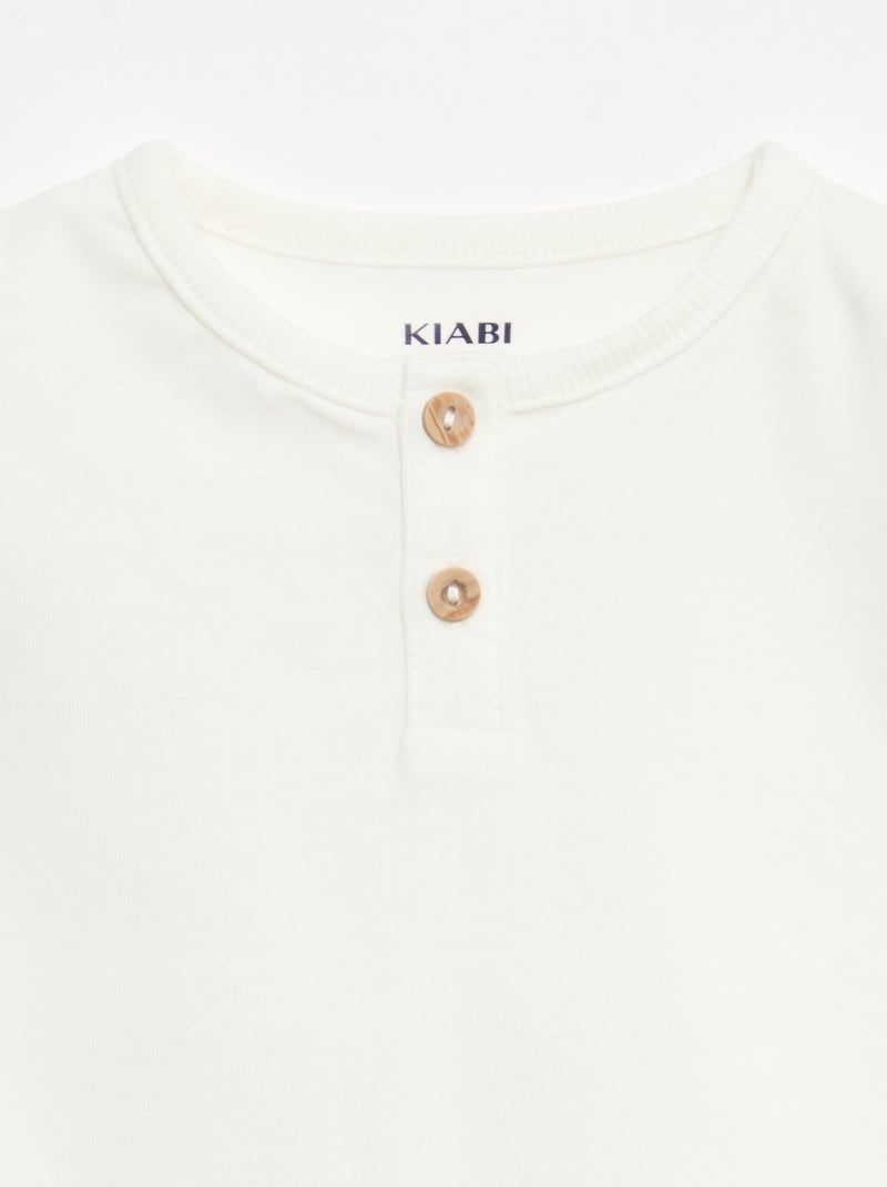 Lot de 2 T-shirts à manches courtes Blanc - Kiabi